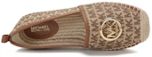 Purchase (W) Michael Kors Fabrik Monogram Espadrille Flat 'Ebony' 40S1LNFP2Y-BEIGE-EBONY