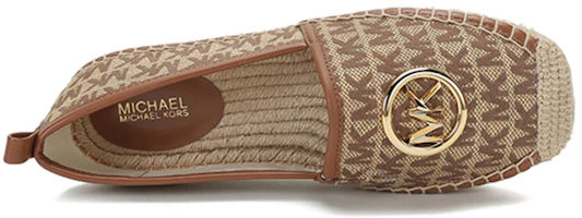 Purchase (W) MICHAEL KORS Sepatu Espadrille Monogram Kain 'Ebony' 40S1LNFP2Y-BEIGE-EBONY