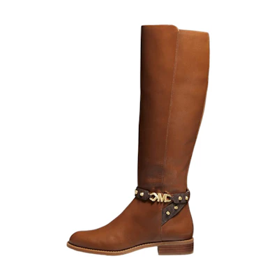 (W) MICHAEL KORS Farrah 'Brown Leather Zip'