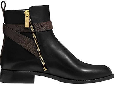 MICHAEL KORS 迈可可斯 Farrah 皮革 拉鍊 短筒靴 女款 黑色 Order MICHAEL KORS 迈可可斯 Farrah 皮革 拉鍊 短筒靴 女款 黑色