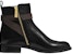 (W) MICHAEL KORS Farrah Leather Zip Bootie 'Hitam' 40F1FHFE6L001