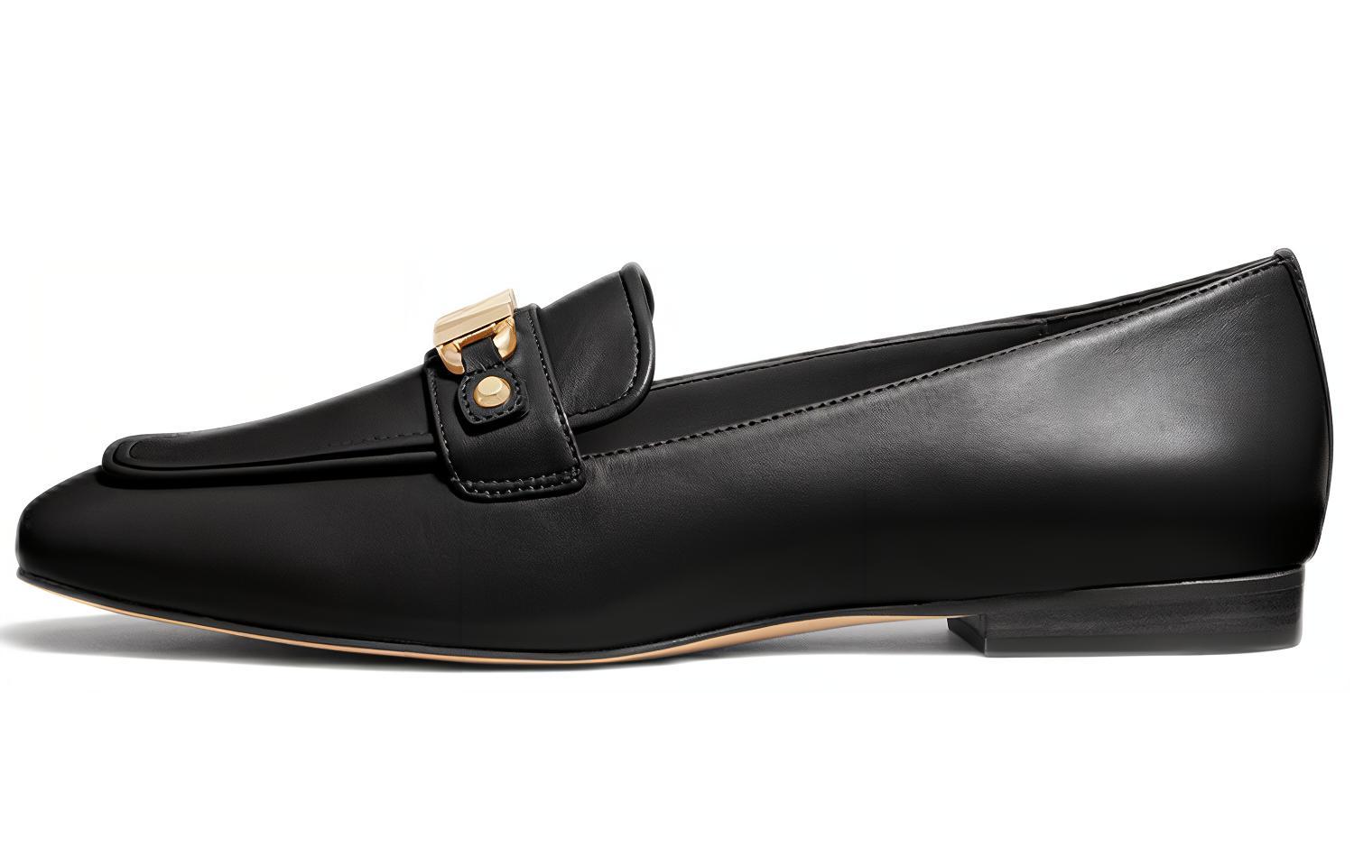 (W) MICHAEL KORS Farrah Loafer 'Black Leather'