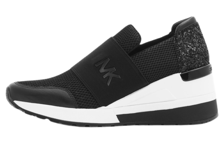 (Women) MICHAEL KORS Felix Slip-On 'Black Platform' 43S7FXFS1D