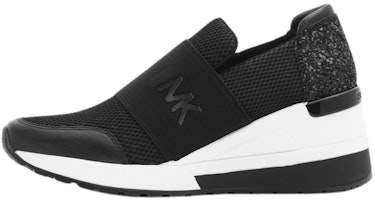 (Women) MICHAEL KORS Felix Slip-On 'Black Platform' 43S7FXFS1D (Women) MICHAEL KORS Felix Slip-On 'Black Platform' 43S7FXFS1D