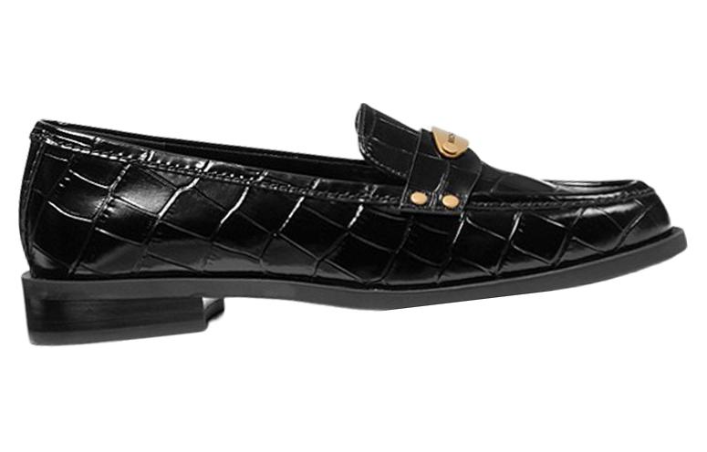 (W) MICHAEL KORS Finley Loafer 'Black Croc Embossed' 圖 2
