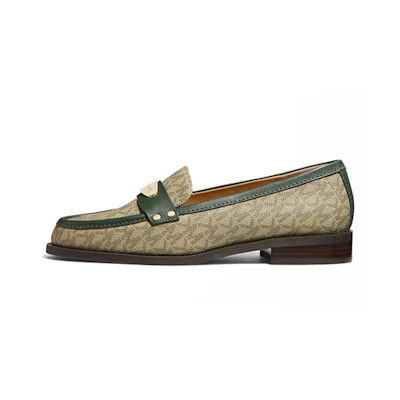 (W) MICHAEL KORS Finley Loafer 'Green Logo'