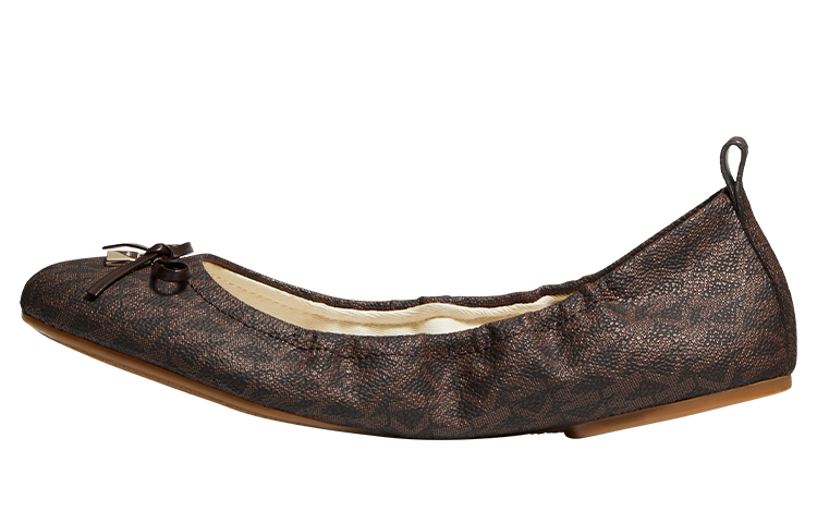 Buy (W) (女性用) マイケル・コース フラットシューズ 'ダークブラウン' 40S2JTFP1B200 40S2JTFP1B200