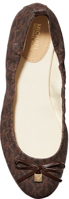 (W) MICHAEL KORS Flat 'Coklat Gelap' 40S2JTFP1B200 Shop (W) MICHAEL KORS Flat 'Coklat Gelap' 40S2JTFP1B200