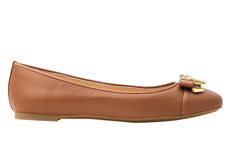 (W) MICHAEL KORS Flat 'Leather Brown' 圖 2