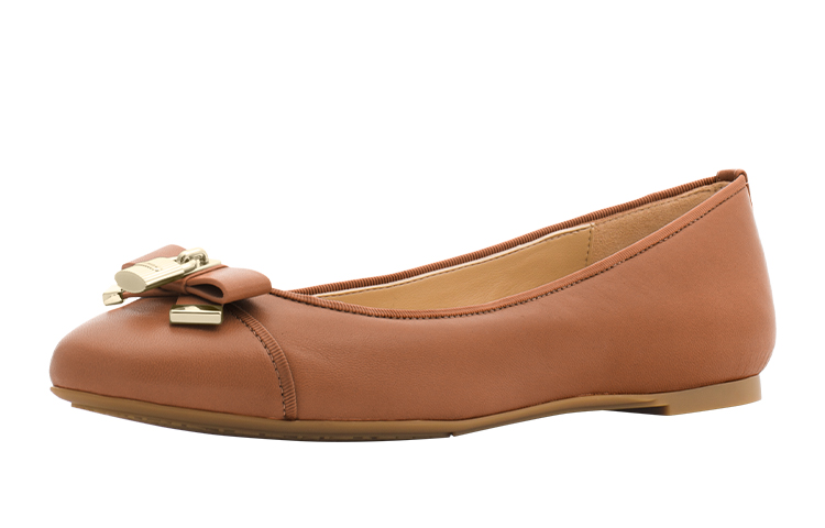 (W) MICHAEL KORS Flat 'Leather Brown' 圖 3