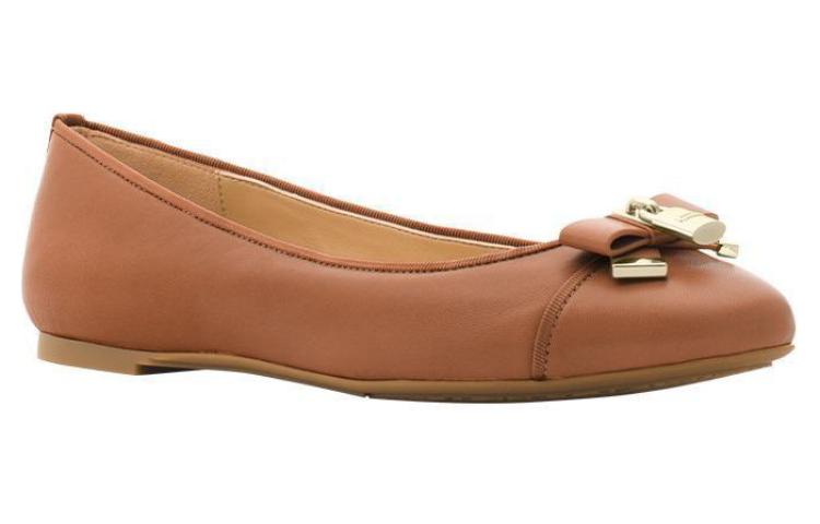 (W) MICHAEL KORS Flat 'Leather Brown' 圖 4