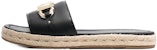(W) Sandal Kulit Rata Michael Kors 'Hitam' 40S2IZFP1L001