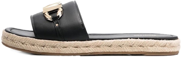 (Women) MICHAEL KORS Flat Leather Sandals 'Black' 40S2IZFP1L001 (Women) MICHAEL KORS Flat Leather Sandals 'Black' 40S2IZFP1L001