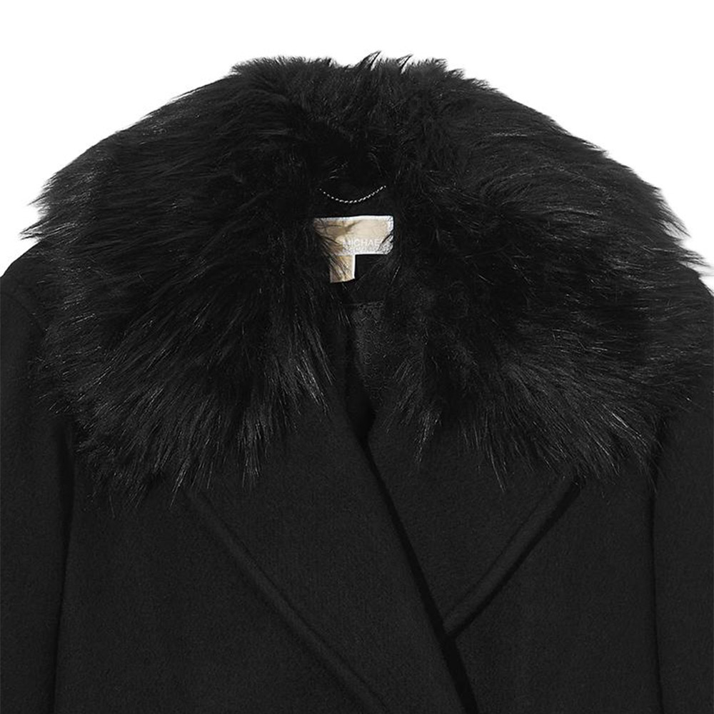 Shop (W) Abrigo de Lana Negro Michael Kors FW22 MF220ALC8T001