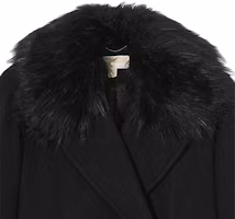 Shop (W) Michael Kors FW22 羊毛大衣 黑色 MF220ALC8T001