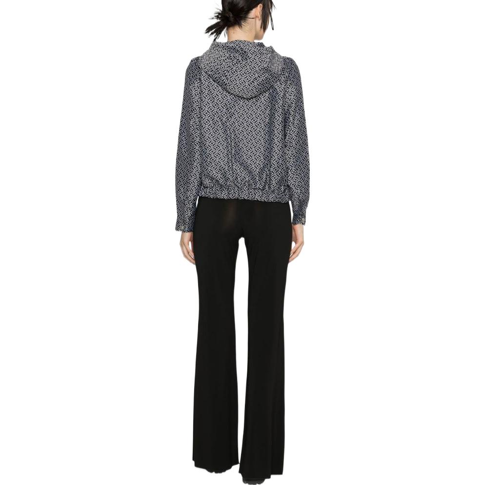 Shop (W) 迈克高仕 FW22 全印Logo连帽外套 黑色 MF2207S6NP110