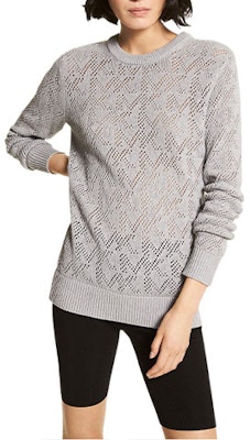 (W) Jersey Suéter Gris Calado Cuello Redondo Michael Kors FW22 Mujer. MU260DBDZD036 Buy (W) Jersey Suéter Gris Calado Cuello Redondo Michael Kors FW22 Mujer. MU260DBDZD036