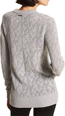 (W) Jersey Suéter Gris Calado Cuello Redondo Michael Kors FW22 Mujer. MU260DBDZD036 Lookbook (W) Jersey Suéter Gris Calado Cuello Redondo Michael Kors FW22 Mujer. MU260DBDZD036
