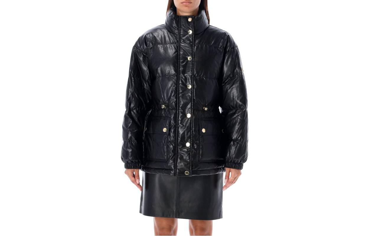 Order (W) 迈克高仕 FW23 黑色亮面立领夹克. MF320C35TREL001