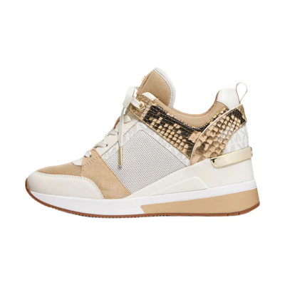 (W) MICHAEL KORS Georgie 'Camel Snake Print'