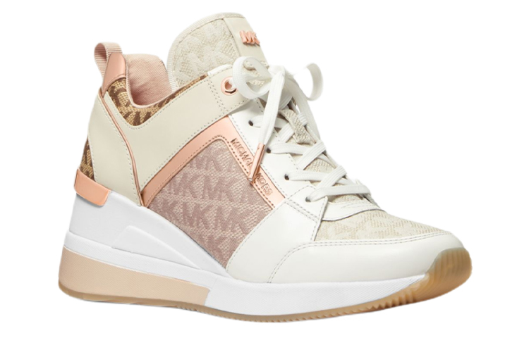 (W) MICHAEL KORS Georgie 'White Pink Logo Jacquard' 圖 2