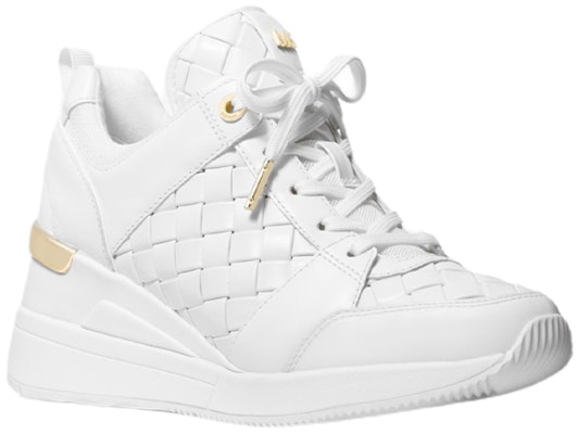 (Women) MICHAEL KORS Georgie 'White Woven' 43S1GEFS1L085 Order (Women) MICHAEL KORS Georgie 'White Woven' 43S1GEFS1L085