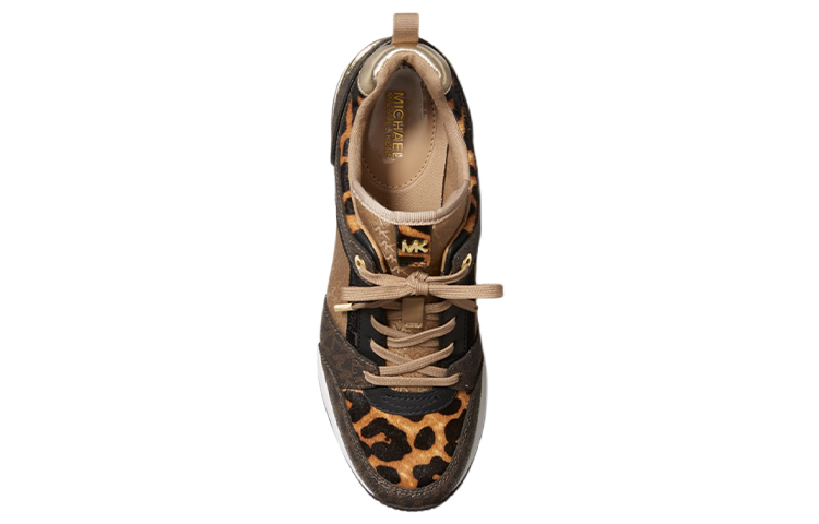 (W) MICHAEL KORS Georgie Brown 'Logo Jacquard and Printed Calf Hair' 圖 3