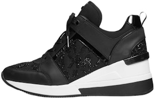 (Women) MICHAEL KORS Georgie Leather 'Black Nylon' 43T1GEFS5D (Women) MICHAEL KORS Georgie Leather 'Black Nylon' 43T1GEFS5D