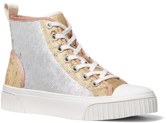 (W) マイケルコース Gertie ハイカット シルバー/ゴールド 43R2GTFE5D042 Order (W) マイケルコース Gertie ハイカット シルバー/ゴールド 43R2GTFE5D042