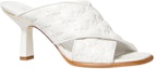 Lookbook (W) MICHAEL KORS Gideon 'Embossed Mule High Heels - Putih' 40S2GDMP1L085