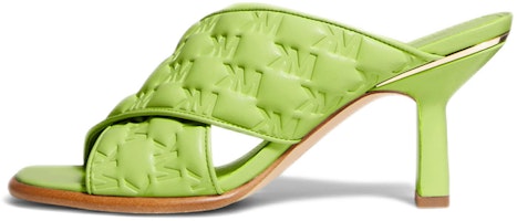 (Women) MICHAEL KORS Gideon High Heels 'Embossed Mule Lime' 40S2GDMP1L388 (Women) MICHAEL KORS Gideon High Heels 'Embossed Mule Lime' 40S2GDMP1L388