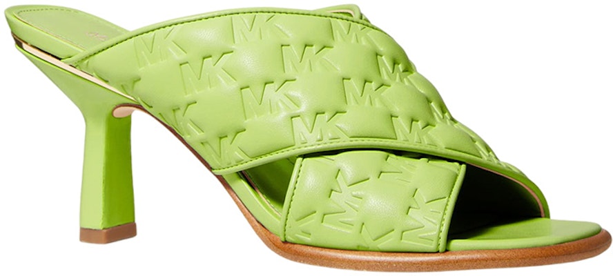 (Women) MICHAEL KORS Gideon High Heels 'Embossed Mule Lime' 40S2GDMP1L388 Lookbook (Women) MICHAEL KORS Gideon High Heels 'Embossed Mule Lime' 40S2GDMP1L388
