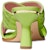 (W) MICHAEL KORS Gideon High Heels 'Embossed Mule Lime' Tumit Tinggi Lime Terukir 40S2GDMP1L388