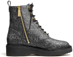 MICHAEL KORS 麥可高仕 Hakell 人造革 動物斑紋 短靴 女款 黑色 Order MICHAEL KORS 麥可高仕 Hakell 人造革 動物斑紋 短靴 女款 黑色