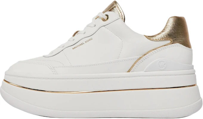 (Women) MICHAEL KORS Hayes White Platform Casual Sneakers 5.5CM Leather Shoes. 43R4HYFS2L Buy (Women) MICHAEL KORS Hayes White Platform Casual Sneakers 5.5CM Leather Shoes. 43R4HYFS2L