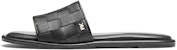 (W) MICHAEL KORS Hayworth Sandal Rata 'Kulit Hitam' 40S3HAFA2L001