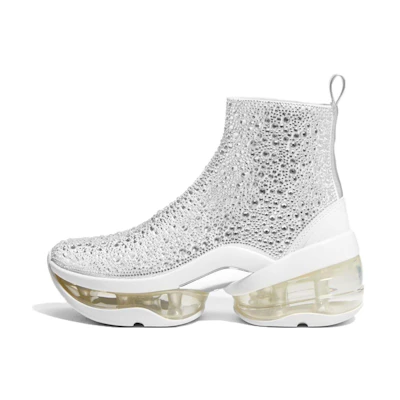 (W) MICHAEL KORS High-Top 'Silver Minimalist'