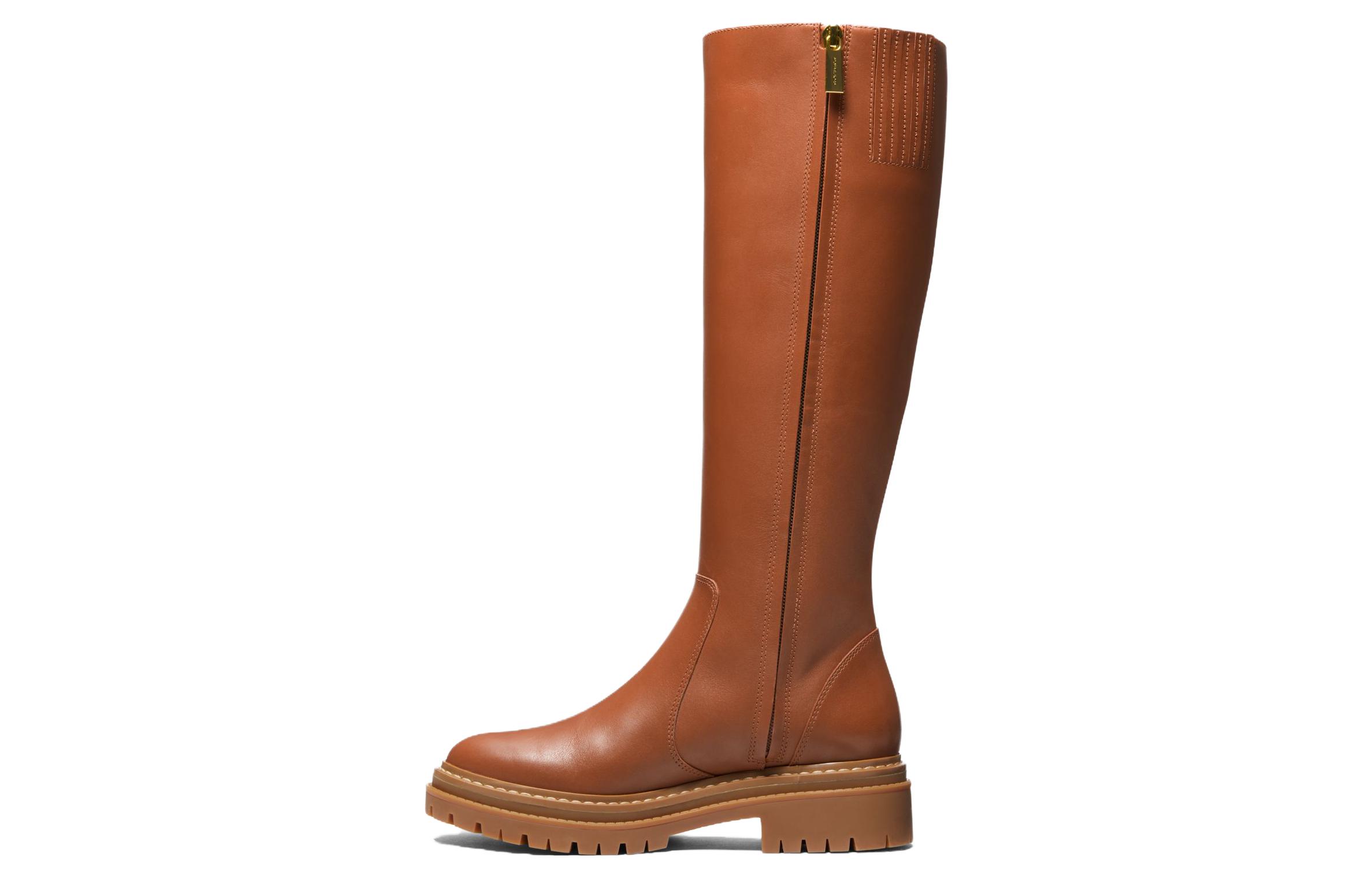 (W) MICHAEL KORS High-Top Boot 'CMFTable Brown Leather'