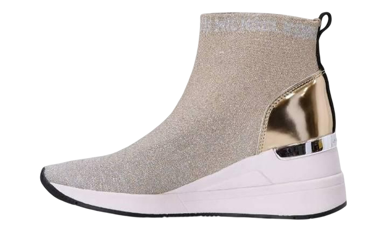 Buy (W) MICHAEL KORS High-Top Slip-On ''Marrone Chiaro'' 43T2SKFE5M131