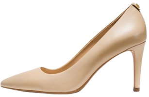 (Women) MICHAEL KORS High Heel Leather Pump 'Nude' 40F6DOMP1L0112 (Women) MICHAEL KORS High Heel Leather Pump 'Nude' 40F6DOMP1L0112