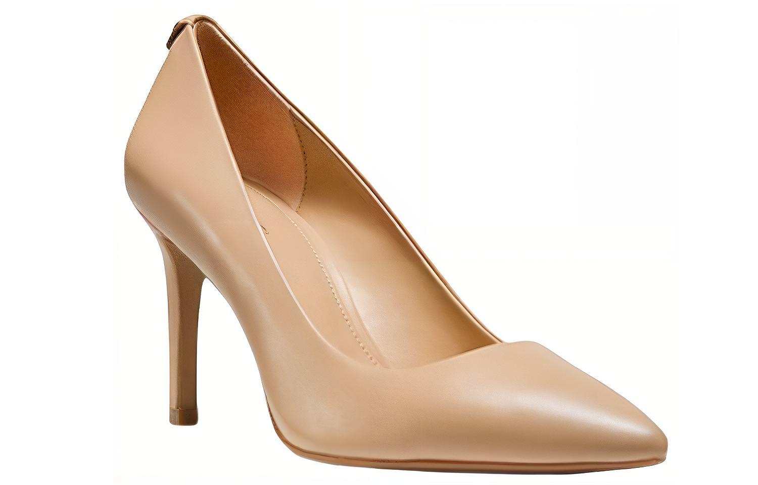 (W) MICHAEL KORS High Heel Leather Pump 'Nude' 圖 3