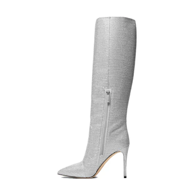 (W) MICHAEL KORS High Top 'Shiny CMFT Silver'