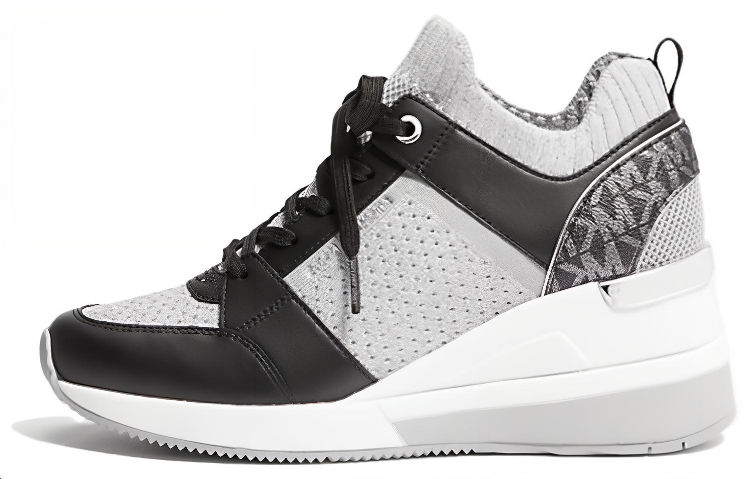 (W) MICHAEL KORS High Top 'Silver CMFT Fashion'