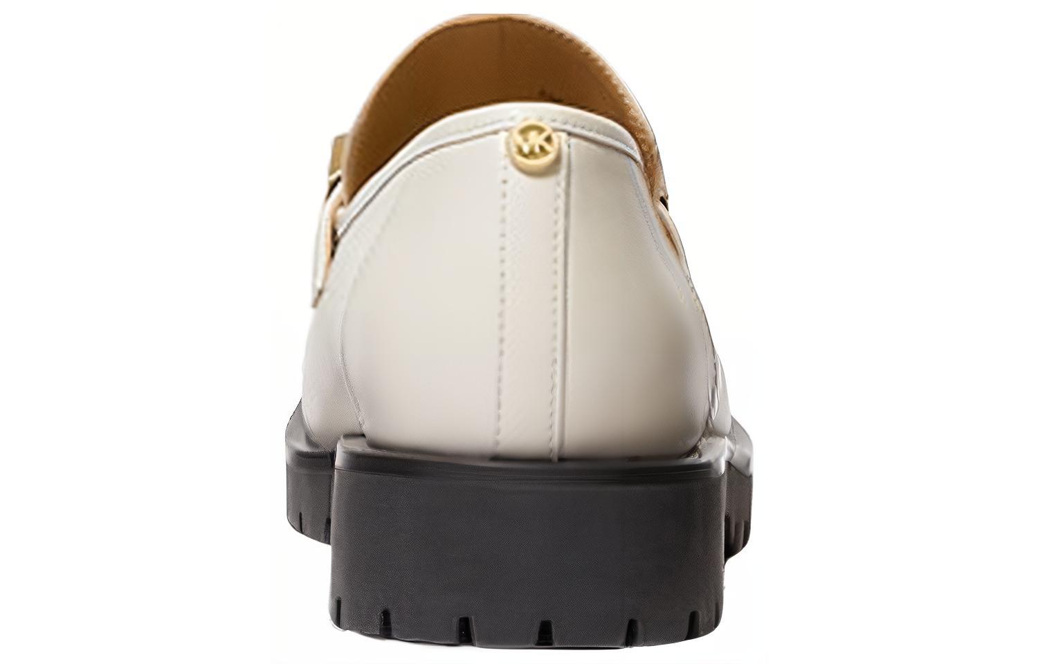 (W) MICHAEL KORS Holland Loafers 'Studded Leather White' 圖 4