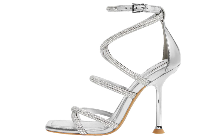 (Women) MICHAEL KORS Imani Sandal 'Metallic Silver' 40S3IMHS1S040