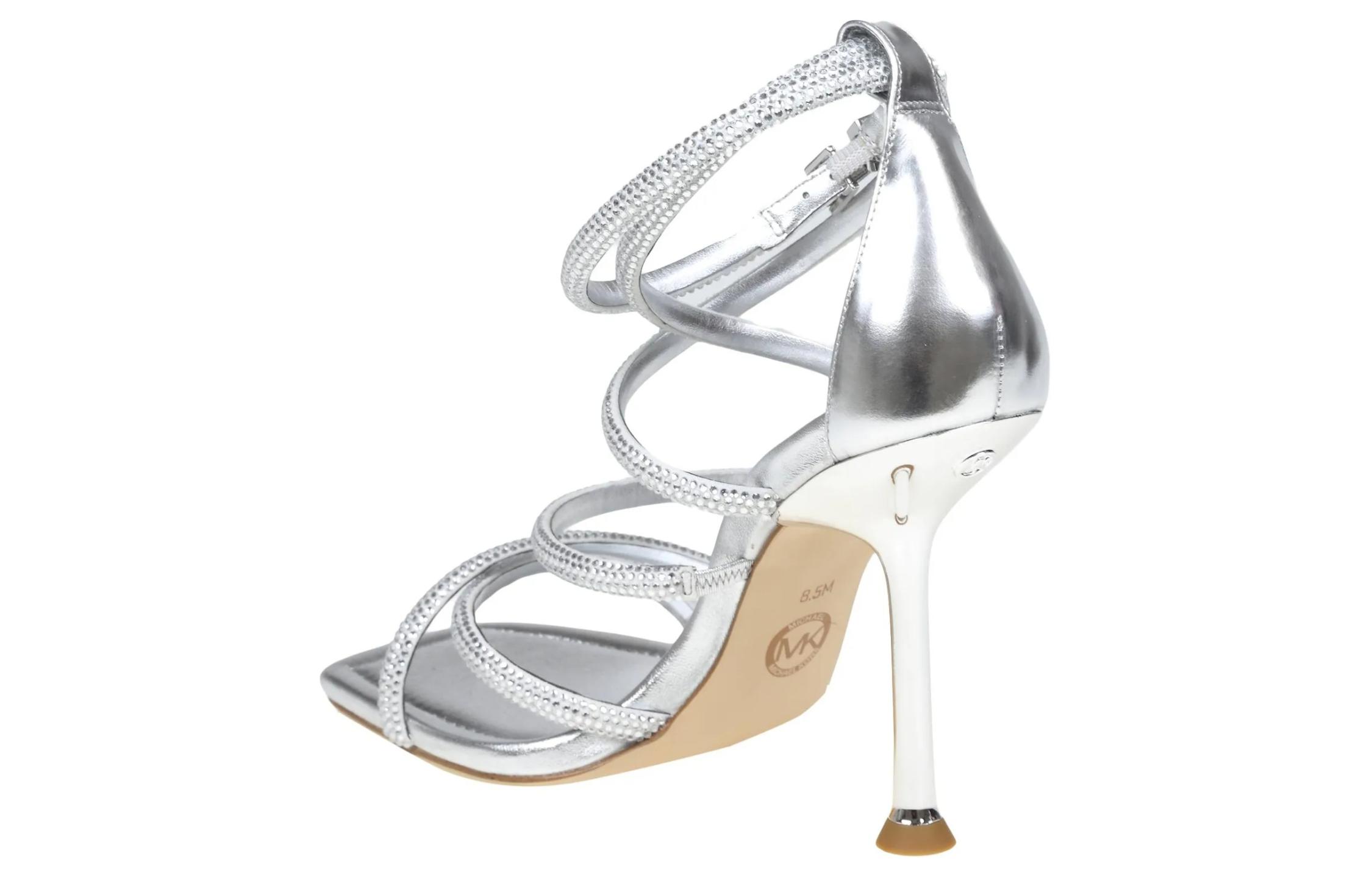 Shop (W) MICHAEL KORS Imani Sandal 'Perak Metalik' 40S3IMHS1S040