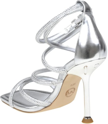 (W) MICHAEL KORS Imani Sandal 'Perak Metalik' 40S3IMHS1S040 Shop (W) MICHAEL KORS Imani Sandal 'Perak Metalik' 40S3IMHS1S040
