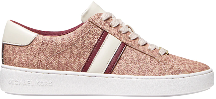 (W) MICHAEL KORS Irving Low 'Logo Marrón Raya Canela Rosa' 43F1IRFS1B-133 Order (W) MICHAEL KORS Irving Low 'Logo Marrón Raya Canela Rosa' 43F1IRFS1B-133