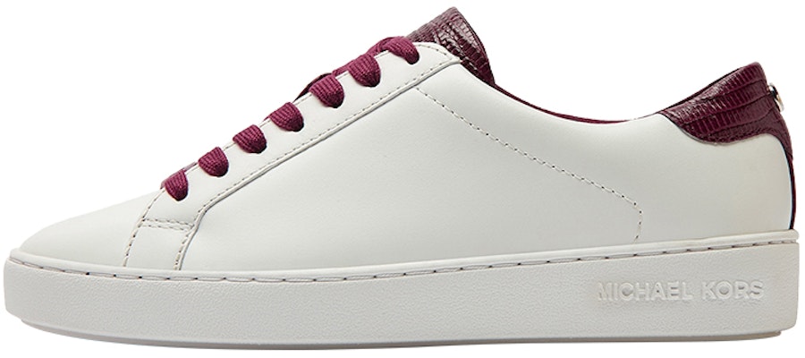 (Women) MICHAEL KORS Irving Low 'White and Burgundy' 43F0IRFS2L-632 Buy (Women) MICHAEL KORS Irving Low 'White and Burgundy' 43F0IRFS2L-632