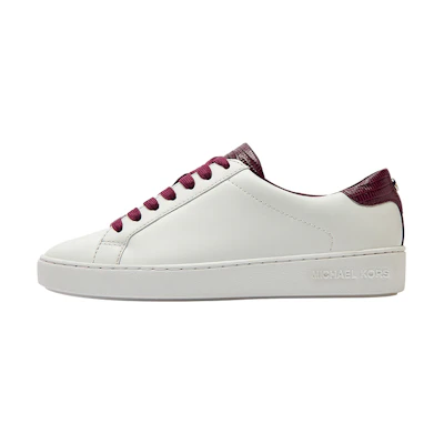 (W) MICHAEL KORS Irving Low 'White and Burgundy'